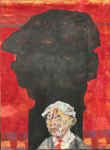 Für K.O., 1995, Öl auf Leinwand, 200 x 150 cm